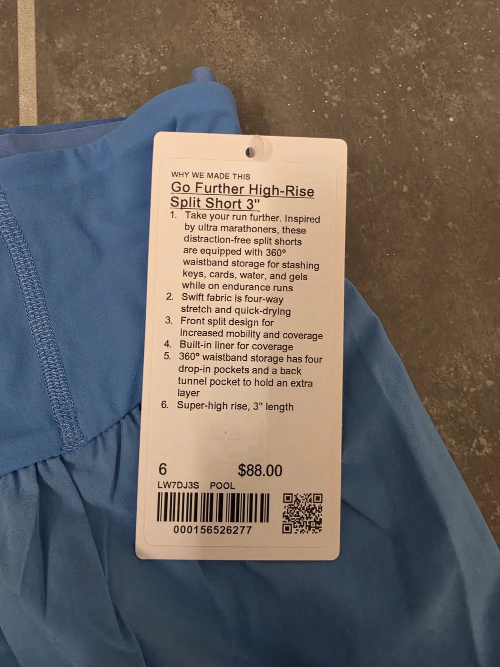Lululemon Go Further Shorts